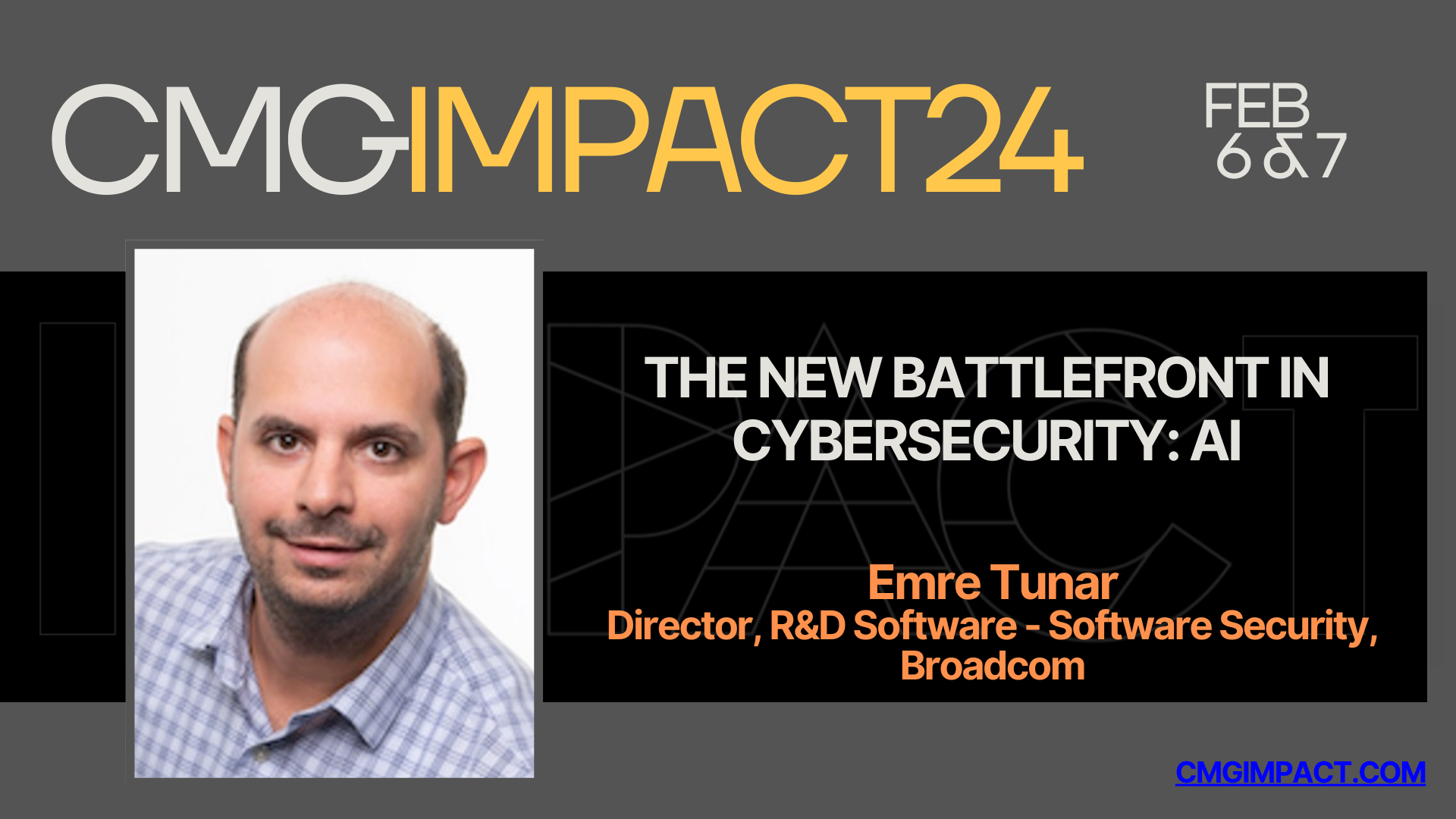 The New Battlefront In Cybersecurity AI IMPACT 2024   Emre 1 